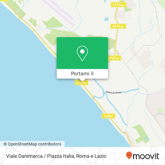 Mappa Viale Danimarca / Piazza Italia