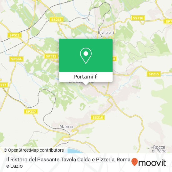 Mappa Il Ristoro del Passante Tavola Calda e Pizzeria