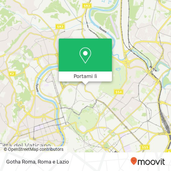 Mappa Gotha Roma