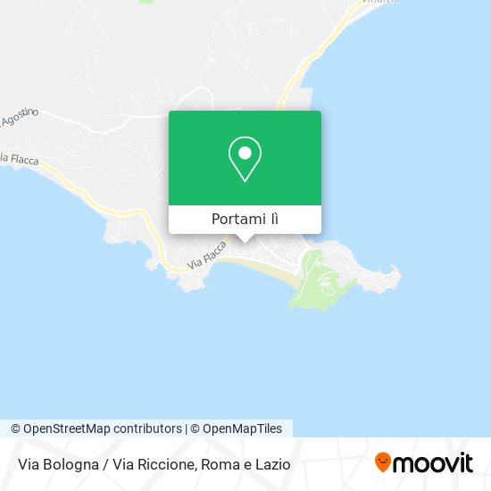 Mappa Via Bologna / Via Riccione