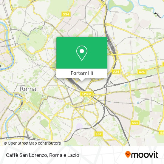 Mappa Caffè San Lorenzo