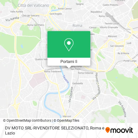Mappa DV MOTO SRL-RIVENDITORE SELEZIONATO