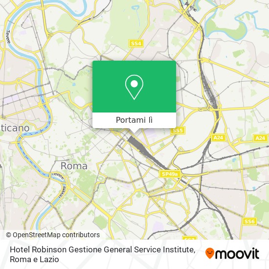 Mappa Hotel Robinson Gestione General Service Institute