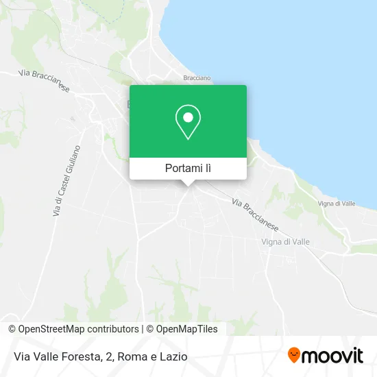 Mappa Via Valle Foresta, 2