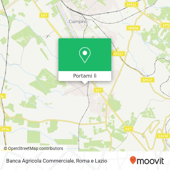 Mappa Banca Agricola Commerciale