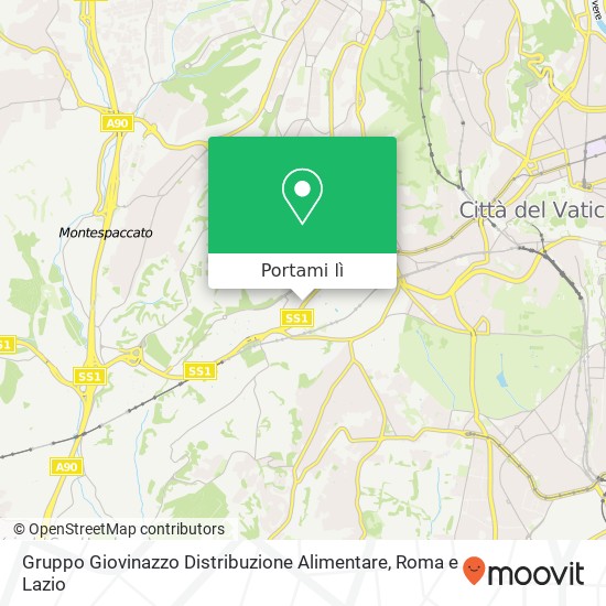 Mappa Gruppo Giovinazzo Distribuzione Alimentare