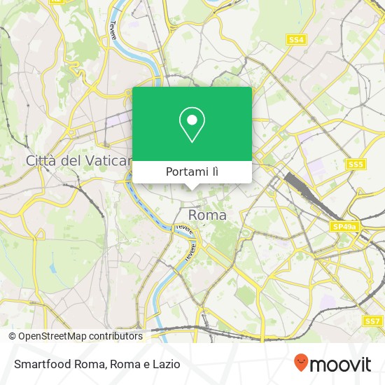 Mappa Smartfood Roma
