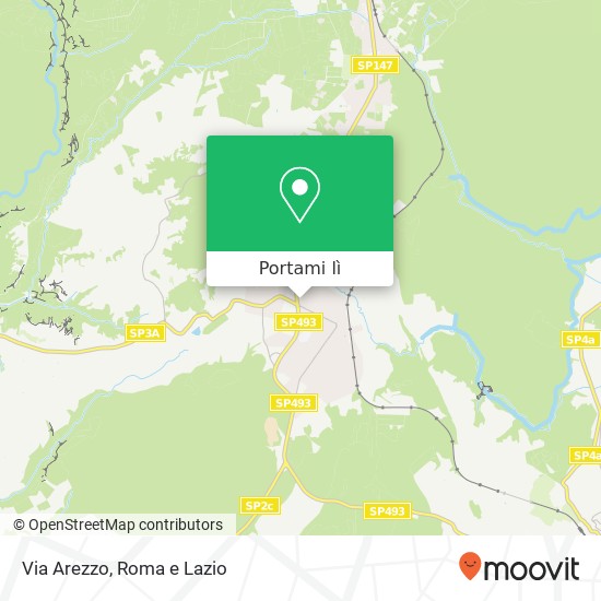 Mappa Via Arezzo