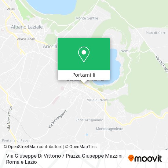 Mappa Via Giuseppe Di Vittorio / Piazza Giuseppe Mazzini