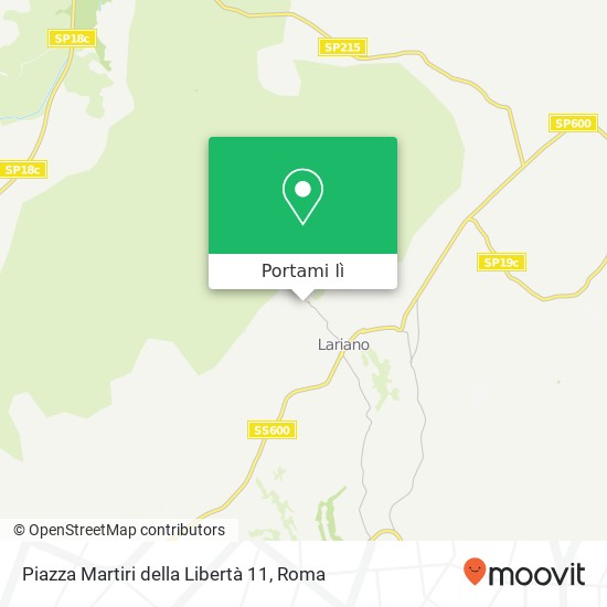 Mappa Piazza Martiri della Libertà  11