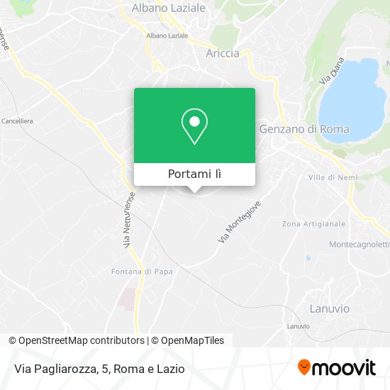 Mappa Via Pagliarozza, 5