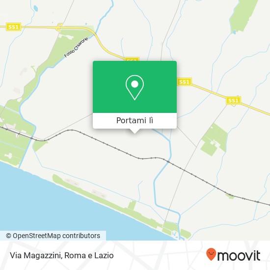 Mappa Via Magazzini
