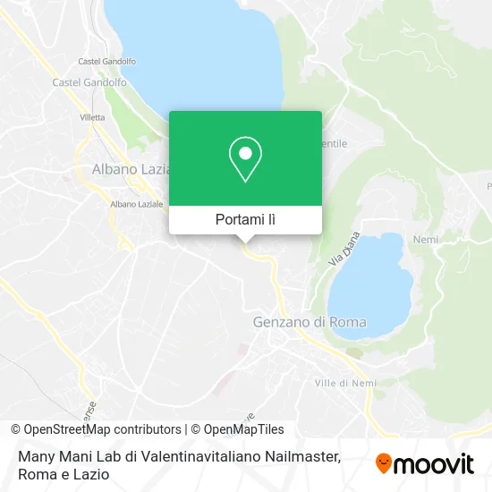 Mappa Many Mani Lab di Valentinavitaliano Nailmaster