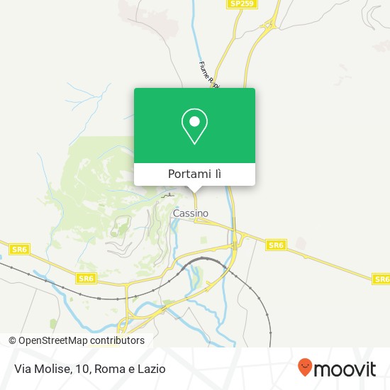 Mappa Via Molise, 10