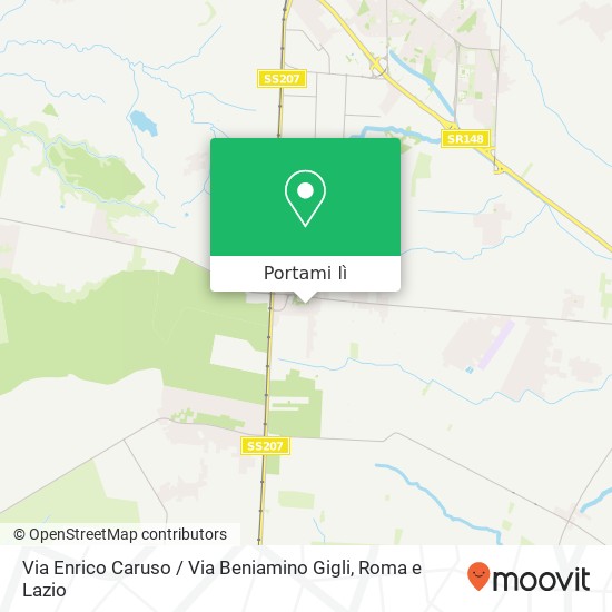 Mappa Via Enrico Caruso / Via Beniamino Gigli