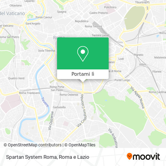 Mappa Spartan System Roma