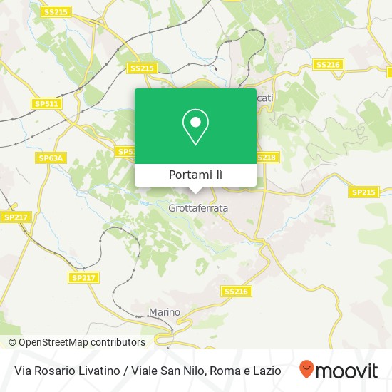 Mappa Via Rosario Livatino / Viale San Nilo