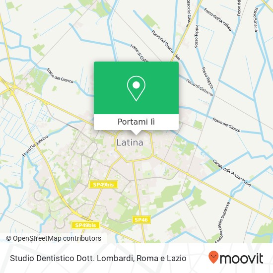 Mappa Studio Dentistico Dott. Lombardi