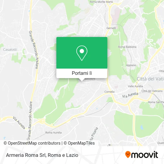 Mappa Armeria Roma Srl