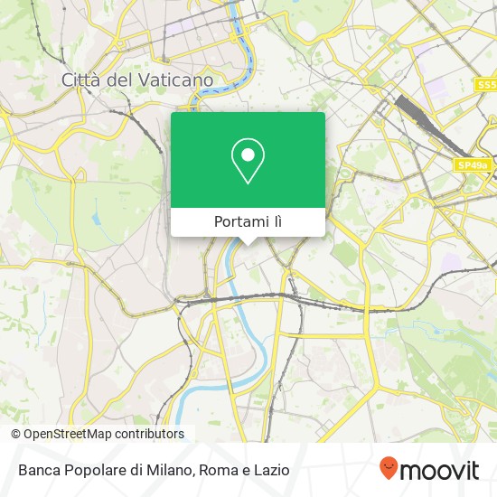 Mappa Banca Popolare di Milano