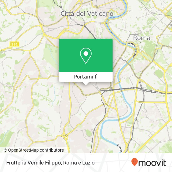 Mappa Frutteria Vernile Filippo