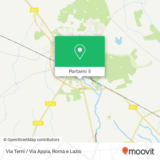 Mappa Via Terni / Via Appia