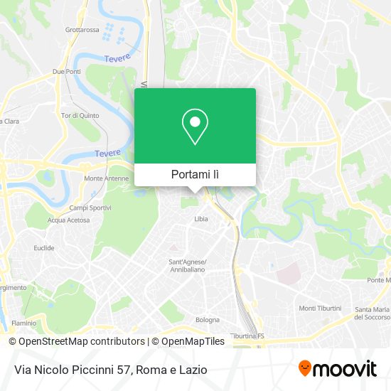 Mappa Via Nicolo Piccinni  57
