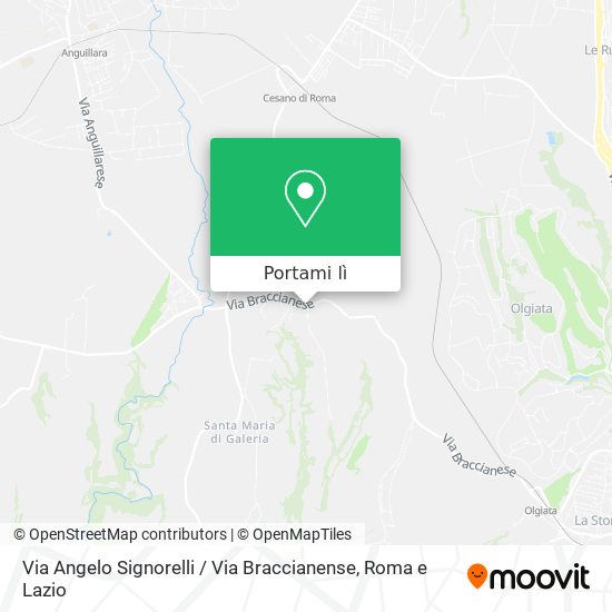 Mappa Via Angelo Signorelli / Via Braccianense