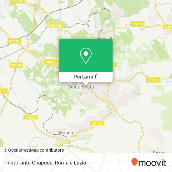 Mappa Ristorante Chapeau