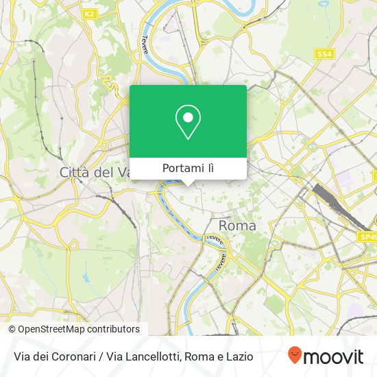 Mappa Via dei Coronari / Via Lancellotti