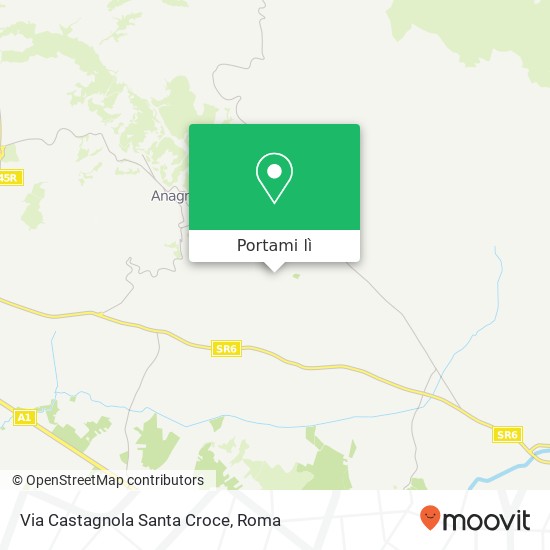 Mappa Via Castagnola Santa Croce