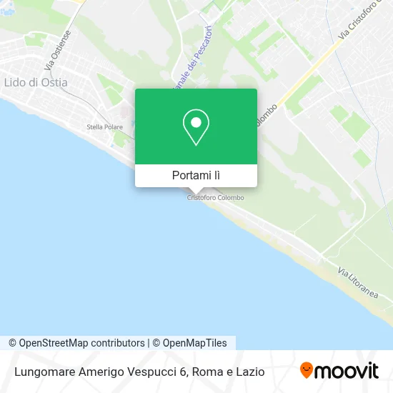 Mappa Lungomare Amerigo Vespucci  6