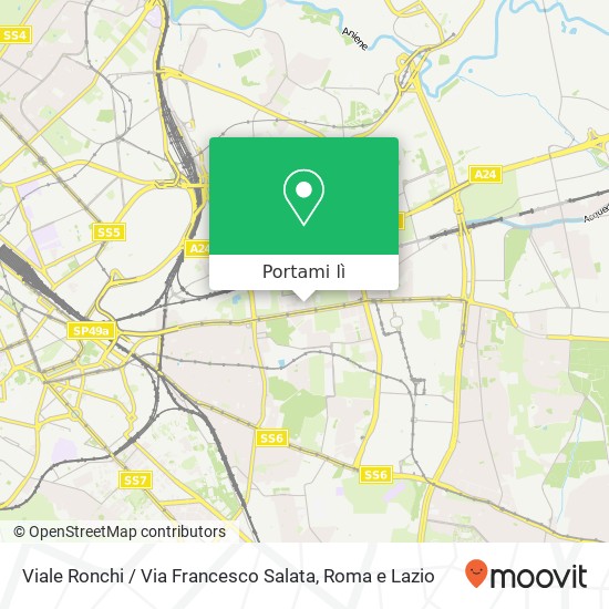 Mappa Viale Ronchi / Via Francesco Salata