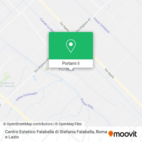 Mappa Centro Estetico Falabella di Stefania Falabella