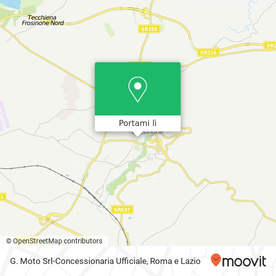 Mappa G. Moto Srl-Concessionaria Ufficiale