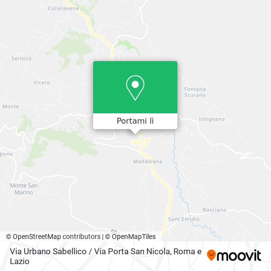 Mappa Via Urbano Sabellico / Via Porta San Nicola