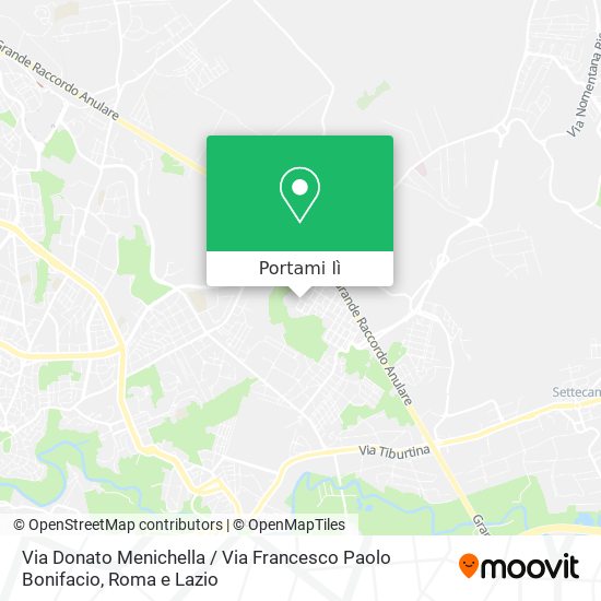 Mappa Via Donato Menichella / Via Francesco Paolo Bonifacio
