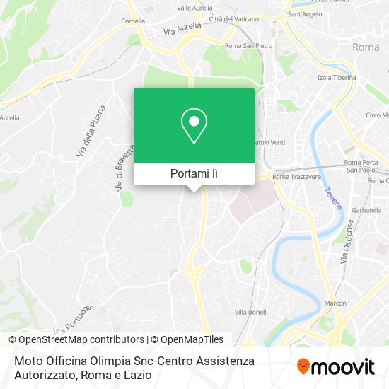 Mappa Moto Officina Olimpia Snc-Centro Assistenza Autorizzato