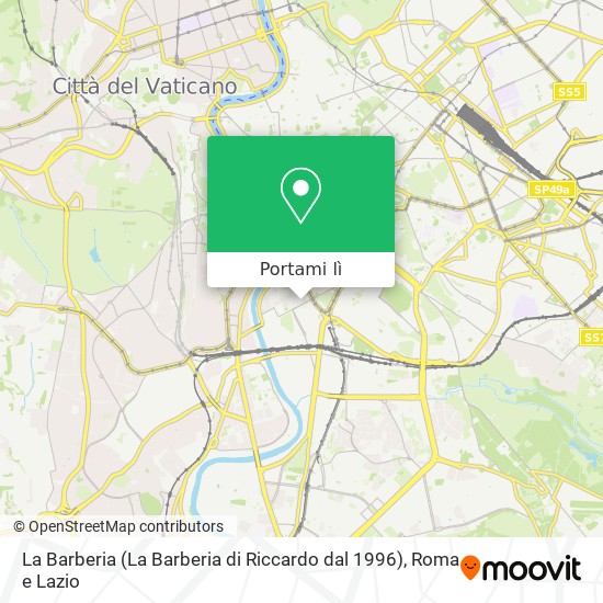 Mappa La Barberia (La Barberia di Riccardo dal 1996)