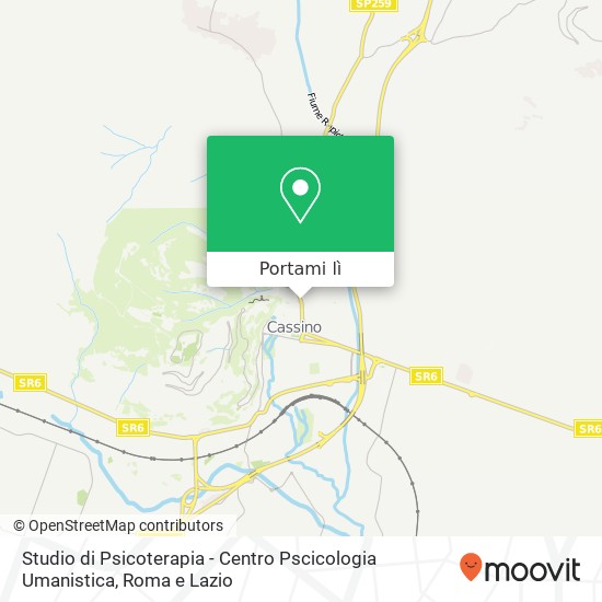 Mappa Studio di Psicoterapia - Centro Pscicologia Umanistica