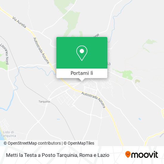 Mappa Metti la Testa a Posto Tarquinia