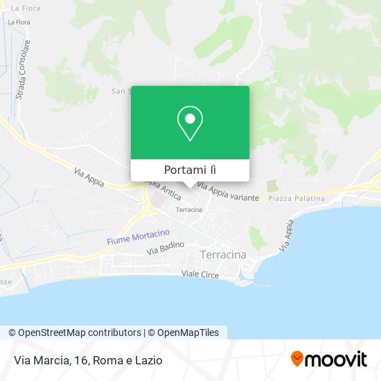 Mappa Via Marcia, 16