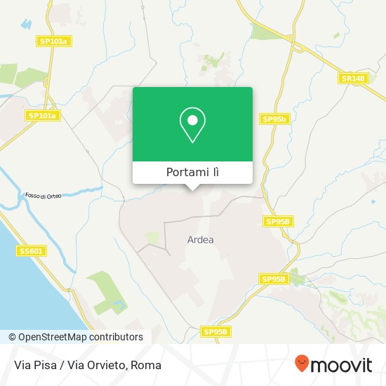 Mappa Via Pisa / Via Orvieto
