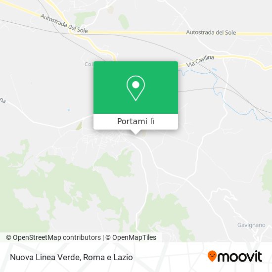 Mappa Nuova Linea Verde