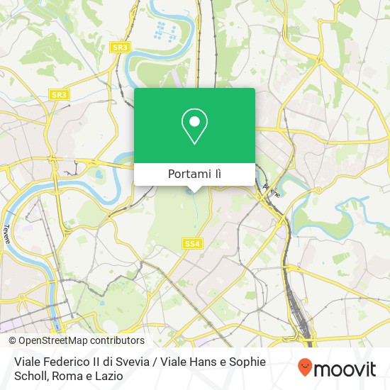 Mappa Viale Federico II di Svevia / Viale Hans e Sophie Scholl