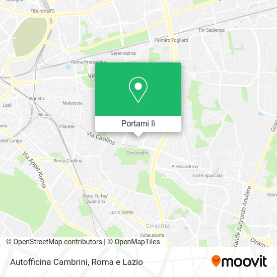 Mappa Autofficina Cambrini