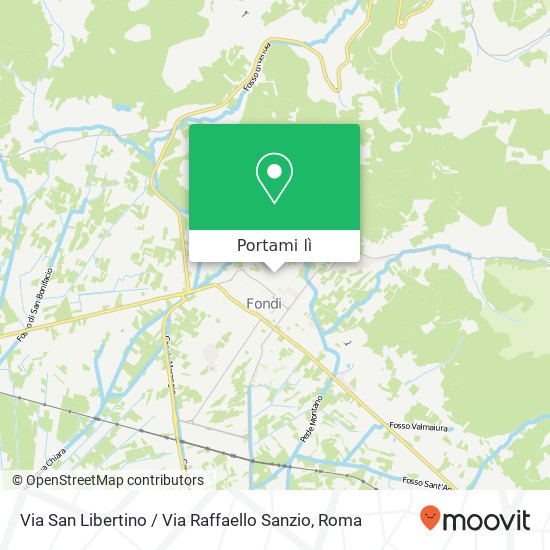 Mappa Via San Libertino / Via Raffaello Sanzio