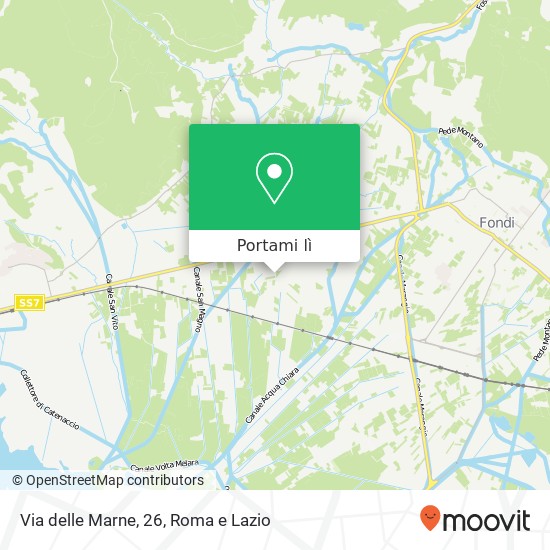 Mappa Via delle Marne, 26