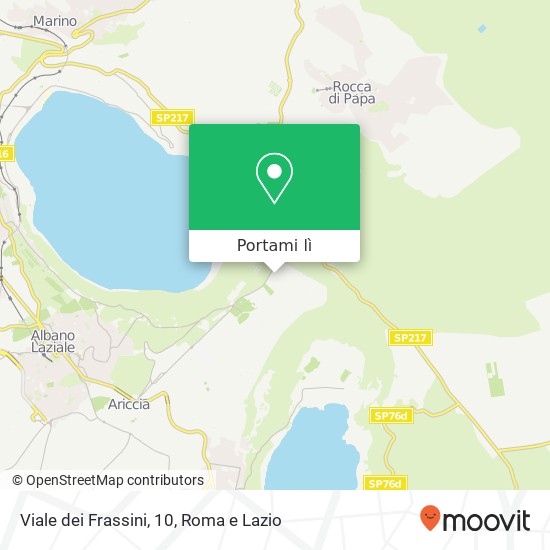 Mappa Viale dei Frassini, 10