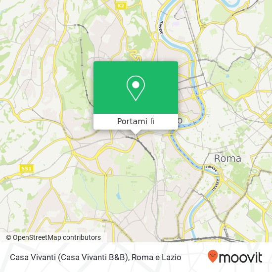 Mappa Casa Vivanti (Casa Vivanti B&B)
